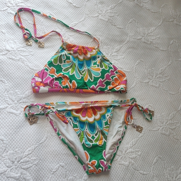 Trina Turk Other - Colorful Floral Bikini Set Trina Turk